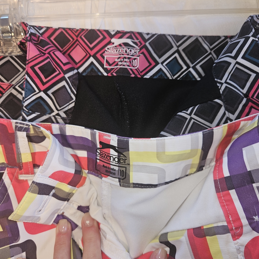 2 Slazenger Multicolor Women Shorts Skorts